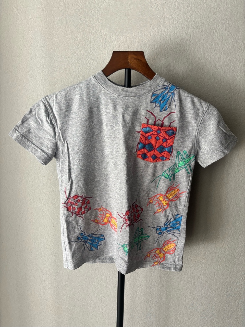 Kids' BUGS Tee with Colorful Bug Pocket Graphic